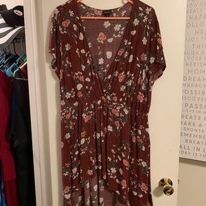 Plus Size Floral Shirt